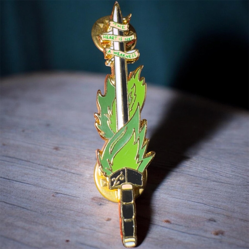 OwlCrate Pin #80 Wield Your Blade Collectible Enamel